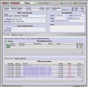 Kunde-produkt-ordre (CRM)