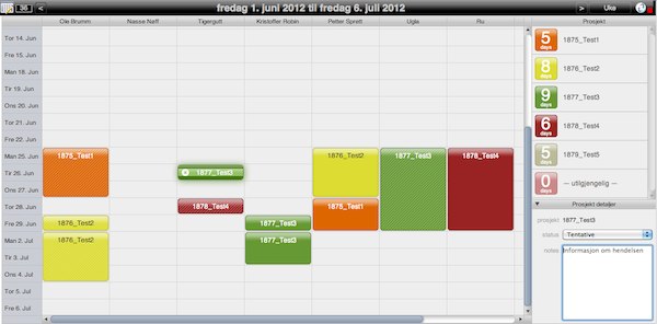 Prosjekt- og ressursplanlegger